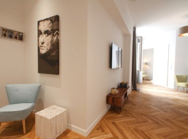 City Apartment in Wien 1010, schönes Badezimmer
